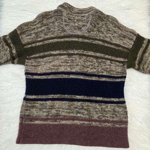 RALPH LAUREN CHAPS Vintage 90s Henley Lambswool | Wool Knit Sweater XL - Picture 13 of 14